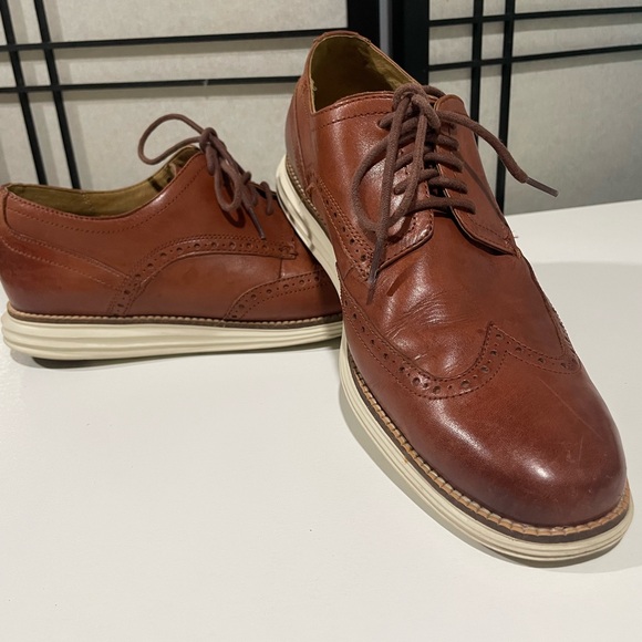 Cole Haan Other - Cole Haan Original Grand Brown Wingtip Oxford Dress Shoes C26471 Mens Size 12M